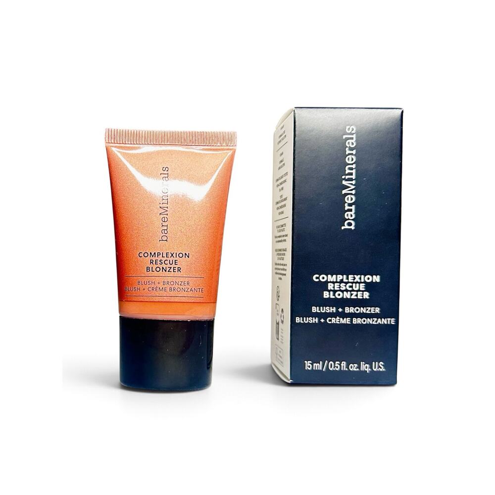 bareMinerals Complexion Rescue Blonzer Kiss of Pink 0.5 oz NIB Blush Bronzer